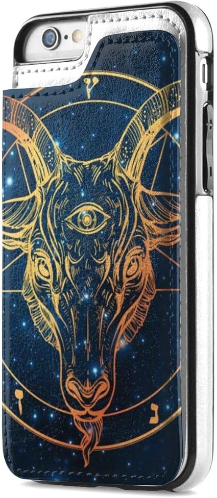 Amazon Iphone ケース Iphone7 8 手帳型 第三の目で悪魔のようなヤギの頭 レザーケース カードスロット付属 抜群な収納機能 スタンド機能 多機能スマホケース 薄型 個性的 耐衝撃 全面保護iphoneカバー 男女兼用 ギフト ボックス 家電 カメラ オンライン通販