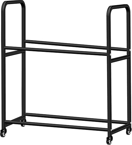 Amazon Youten ユーテン タイヤラック キャスター付き 耐荷重300キロ ロック機能付き 2段式 8本 4本 タイヤ収納 普通車 軽自動車 大型車 Rv車 4wd Suv 物置 ワイドサイズ 組立簡単 カー用品 タイヤスタンド 保管 スタッドレス タイヤ ラック タイヤラック ブラック