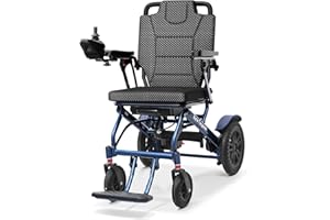 ByteTecpeak Lightweight Electric Wheelchairs for Adults, Foldable Travel Electric Wheelchair, Motorized Wheelchairs for Senio