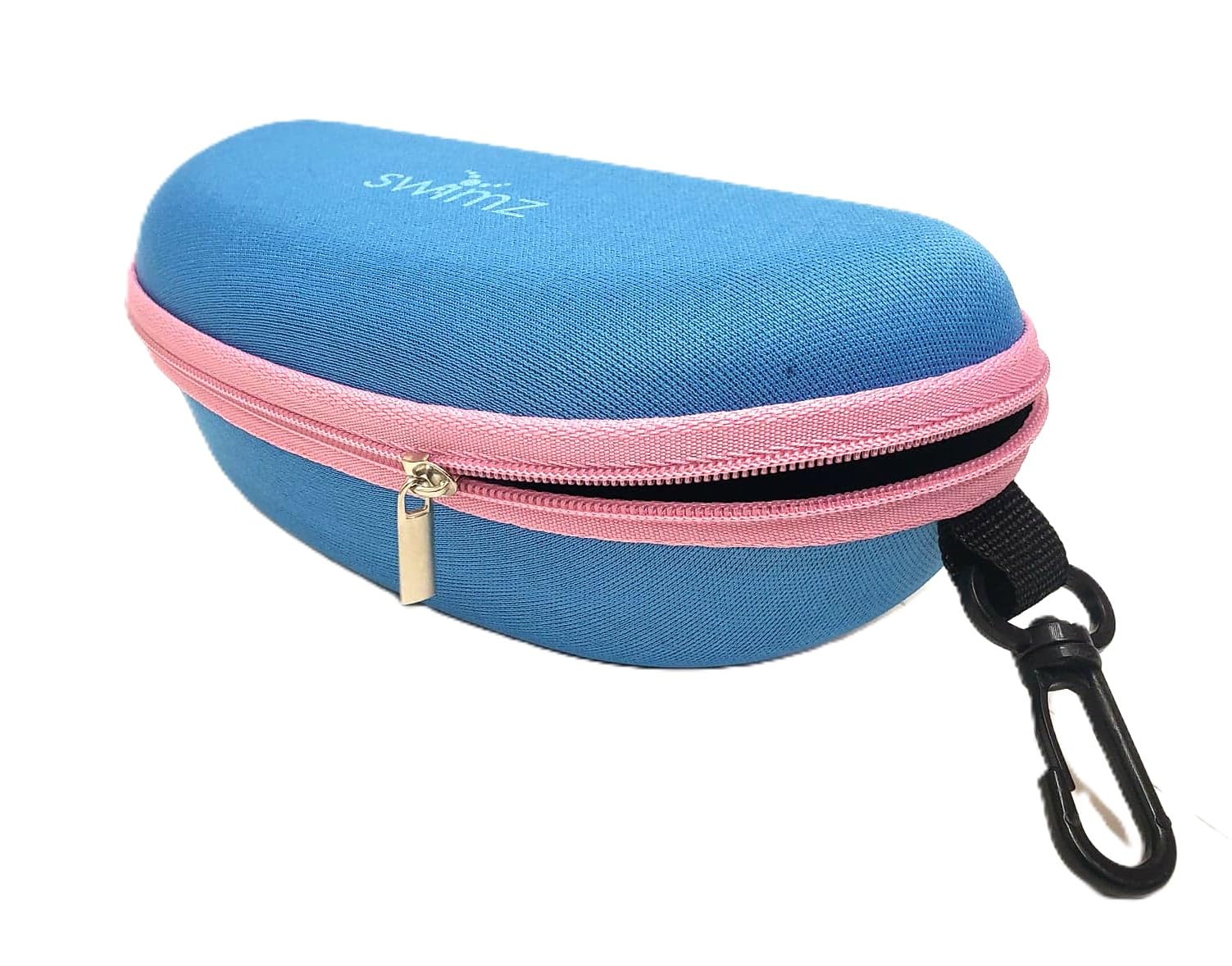 Swimz Swimming Goggle Case - Blue/Pink - Semi Rigid Swimming Goggle storage case