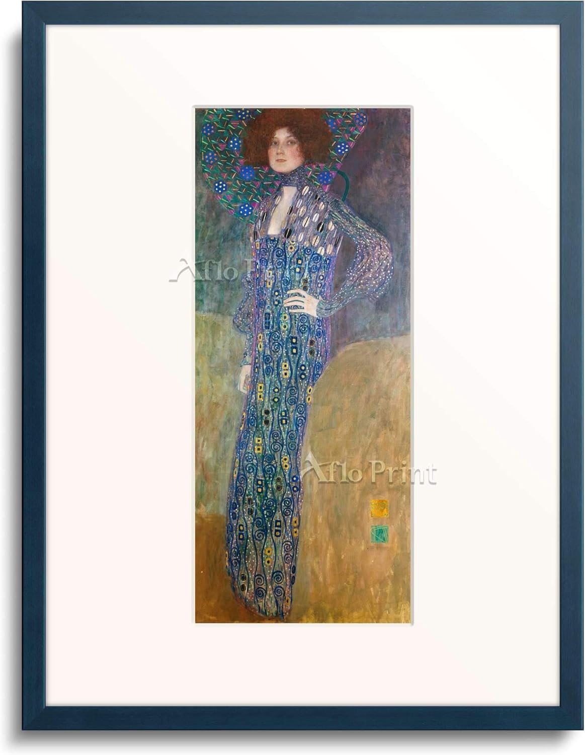 Amazon グスタフ クリムト Gustav Klimt エミーリエ フレーゲの肖像 Portrait Of Emilie Floge 1902 額装アート作品 アートフレーム ポスター オンライン通販