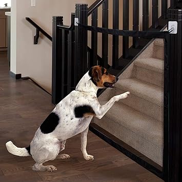 Amazon Com Magic Gate For Dogs Portable Folding Mesh Pet Gate Magic Gate Safety Gates Fence Isolated Gauze Indoor And Outdoor Safe Guard Install Anywhere 70 9 X28 3 Baby