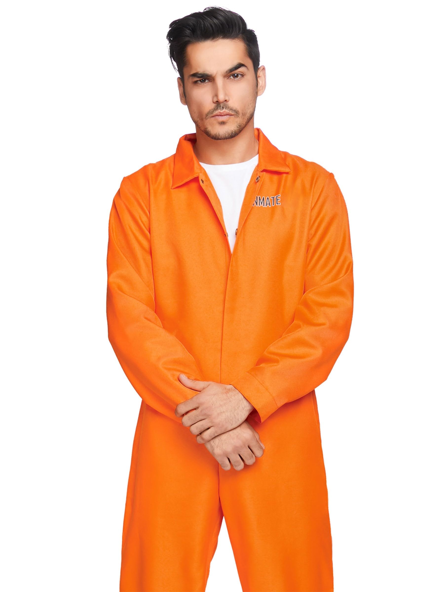 Leg Avenue Prison Jumpsuit, One Size, Orange, 0.3 kg