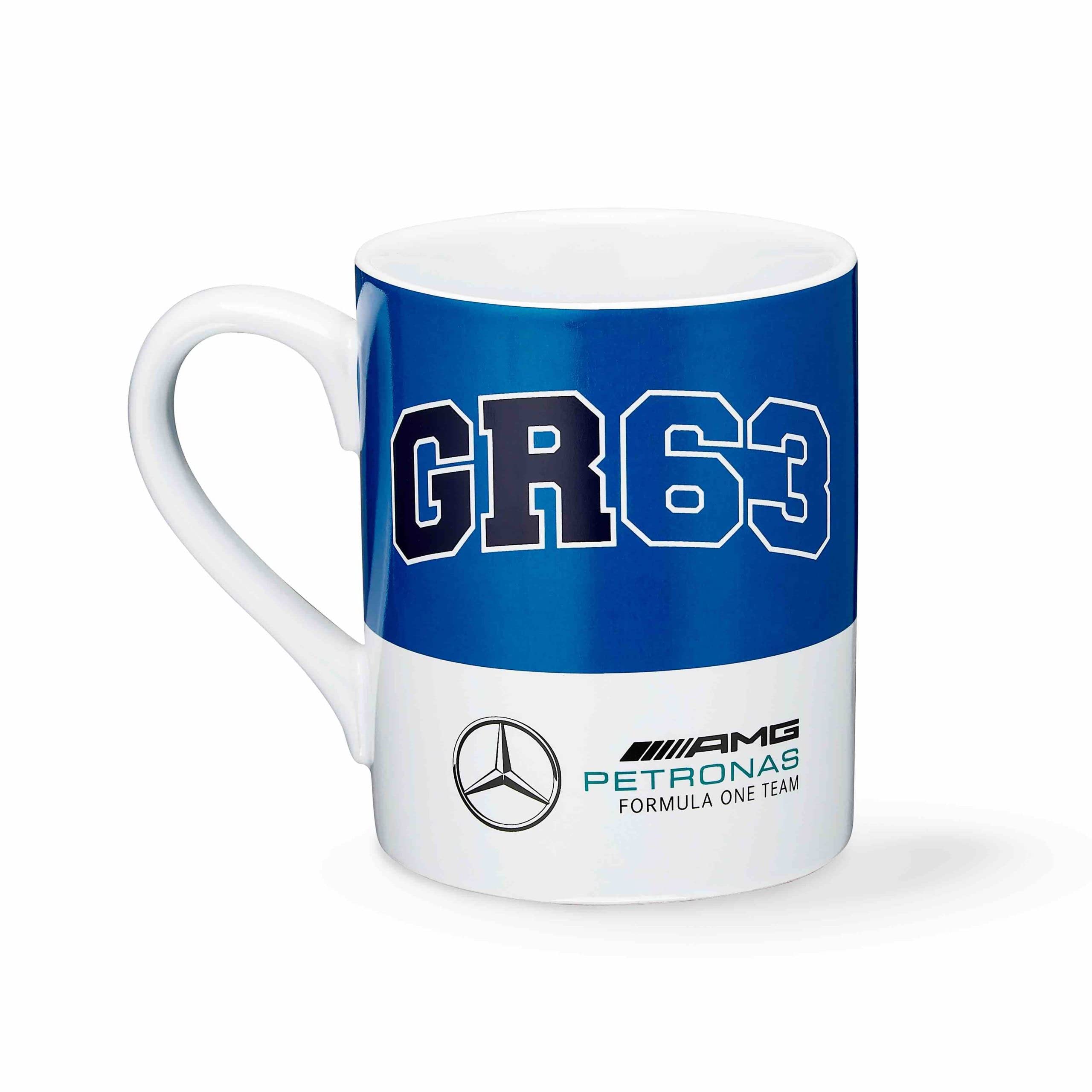 Mercedes AMG Petronas Formula One Team - George Russell Mug - Blue - Size: 310ml/10z