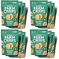ParmCrisps – Sour Cream & Onion Cheese Parm Crisps, Made Simply with 100% REAL Cheese | Healthy Keto Snacks, Low Carb, High Protein, Gluten Free, Oven Baked, Keto-Friendly | 1.75 Oz (Pack of 12)