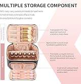 Ethereal Travel Makeup Bag Large Capacity Water-Resistant Cosmetic Case view 3
