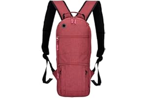 iGuerburn Small Oxygen Tank Backpack for Size M2, A/M4, ML6, B/M6, M7, C/M9, Portable Oxygen Backpack Cylinder Bag O2 Tank Carrier Holder for Travel (Not for Size D Tanks) - Red