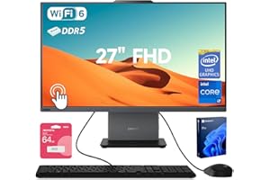 Lenovo ThinkCentre Neo 50a All-in-One Business Desktop, 27” FHD 100Hz Touchscreen, Intel Core i7-13620H, 32GB DDR5, 1TB SSD, 