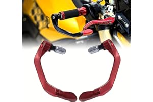 JCSUMRID Universal Brake Clutch Lever Guard CNC Aluminum 7/8" 22mm Motorbike Motorcycle Handlebar Hand Guard Lever Protector 