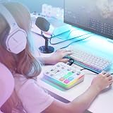 MAONO G1 NEO Gaming Audio Interface Pro-Preamp RGB Bluetooth 48V Phantom view 9