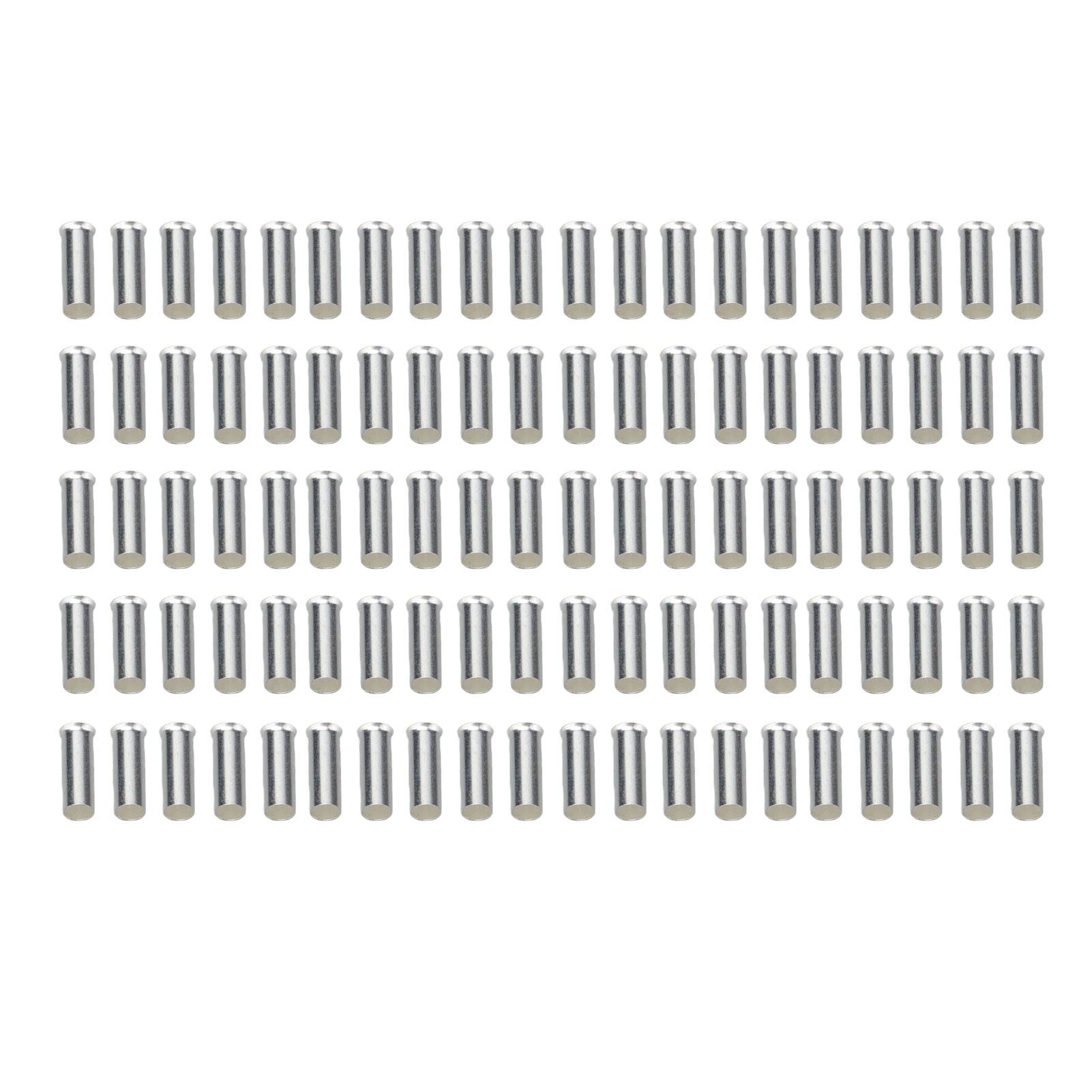 Eujgoov 100PCS Tinned Copper Crimp Connector 10AWG Wire Ferrule for 6mm² Electrical Cable, Copper Wire Ferrule, Cord End Terminal, Electrical Cable Pin, EN6018 Compliant