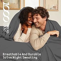 100% Egyptian Cotton Sheets Full Size,1000 Thread