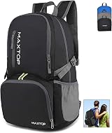 MAXTOP 30L Backpack Ultra Lightweight Foldable Water Resistant Daypack
