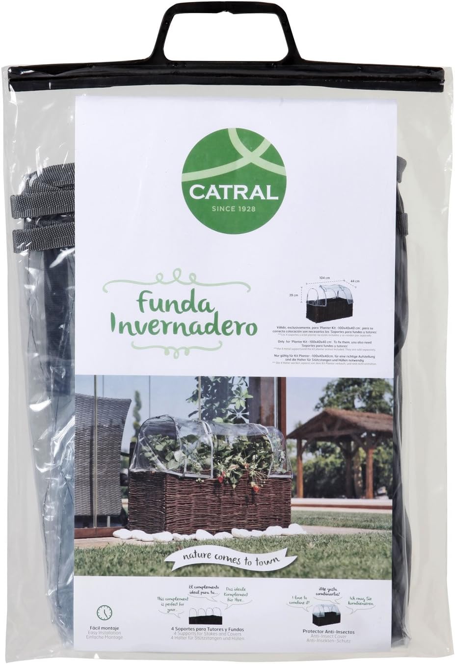 Catral 71080012 - funda invernadero para huerto kit planter 100 x ...