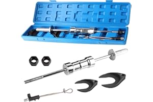 aremnry Inner CV Joint Puller Inner CV Joint Removal Tool Kit 10 Pounds Heavy Duty Slide Hammer Front Wheel Drive Axle Half Shaft Removal Puller Tool Set 63mm 48mm CV Joint Fork Adapter Attachments