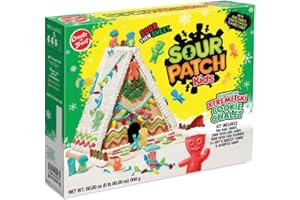 Create-A-Treat Sour Patch Kids Build Your own Xtereme Ski Cookie Chalet Kit
