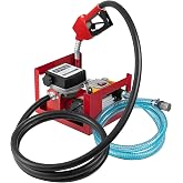 SmarketBuy Electric Diesel Fuel Pump 110V, 550W Electric Fuel Transfer Pump 16 GPM Self-Priming Diesel Fuel Pump Kit with Display Meter, Nozzle &amp; 2 Hoses
