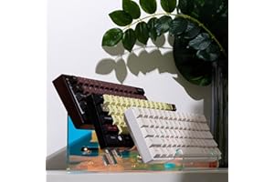 SUEHIODHY 1pcs Acrylic Keyboard Display Stand Colorful 3-Tier Frame Keyboards Storage Holders for Gaming Keyboard Tablet Picture Frames