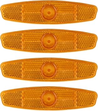 donnagelia 4 reflectores de radios para rueda de bicicleta de montana decoracion de bicicleta de carretera advertencia segura