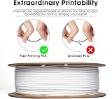eSUN PLA Basic 1.75mm 1kg Filament Cold White Fast Printing view 3