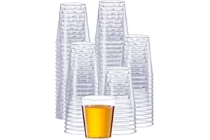 Setup [1 oz. - 500 Count] Clear Hard Shot Glasses - Disposable Shot Cups - Formerly Comfy Package