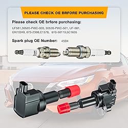 BDFHYK Ignition Coil Pack UF581 and Iridium Spark