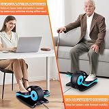 UOUCOO Electric Pedal Exerciser Mini Elliptical Under Desk Bike view 4