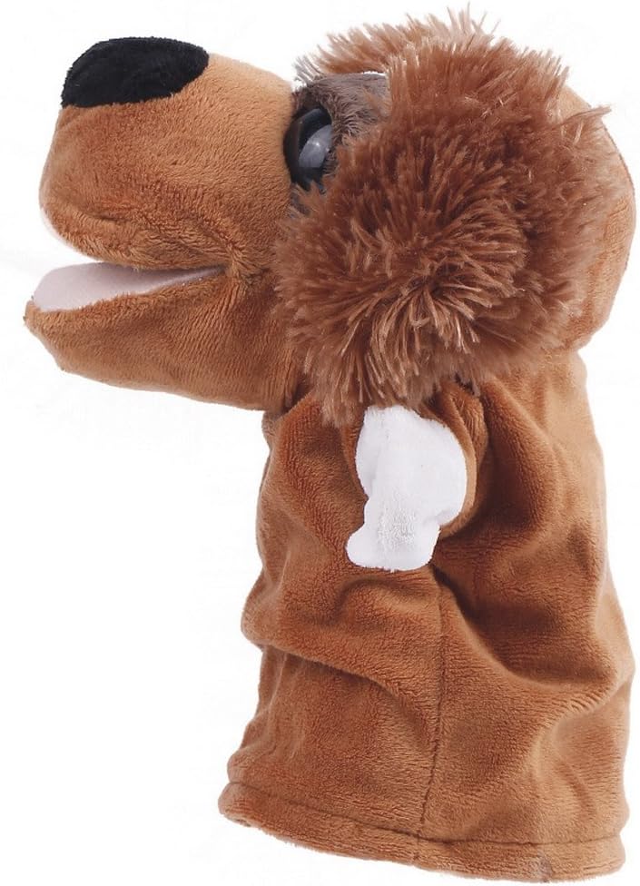 Bigood Kid Plush Velour Hand Puppets Farm Animals Zoo Learning Aid Dog
