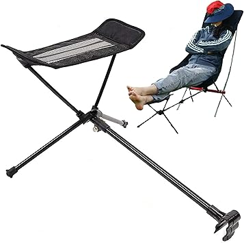 Amazon 21年最新 キャンピング チェアー用 フットレスト オールブラック 折りたたみ 足置き アウトドア キャンプチェア 椅子 汎用 後付け キャンプスツール 全黒 Defend チェア Amazon 21年最新 キャンピング チェアー用 フットレスト オールブラック 折りたたみ 足置き アウトドア キャンプチェア 椅子 汎用 後付け キャンプスツール 全黒 Defend チェア