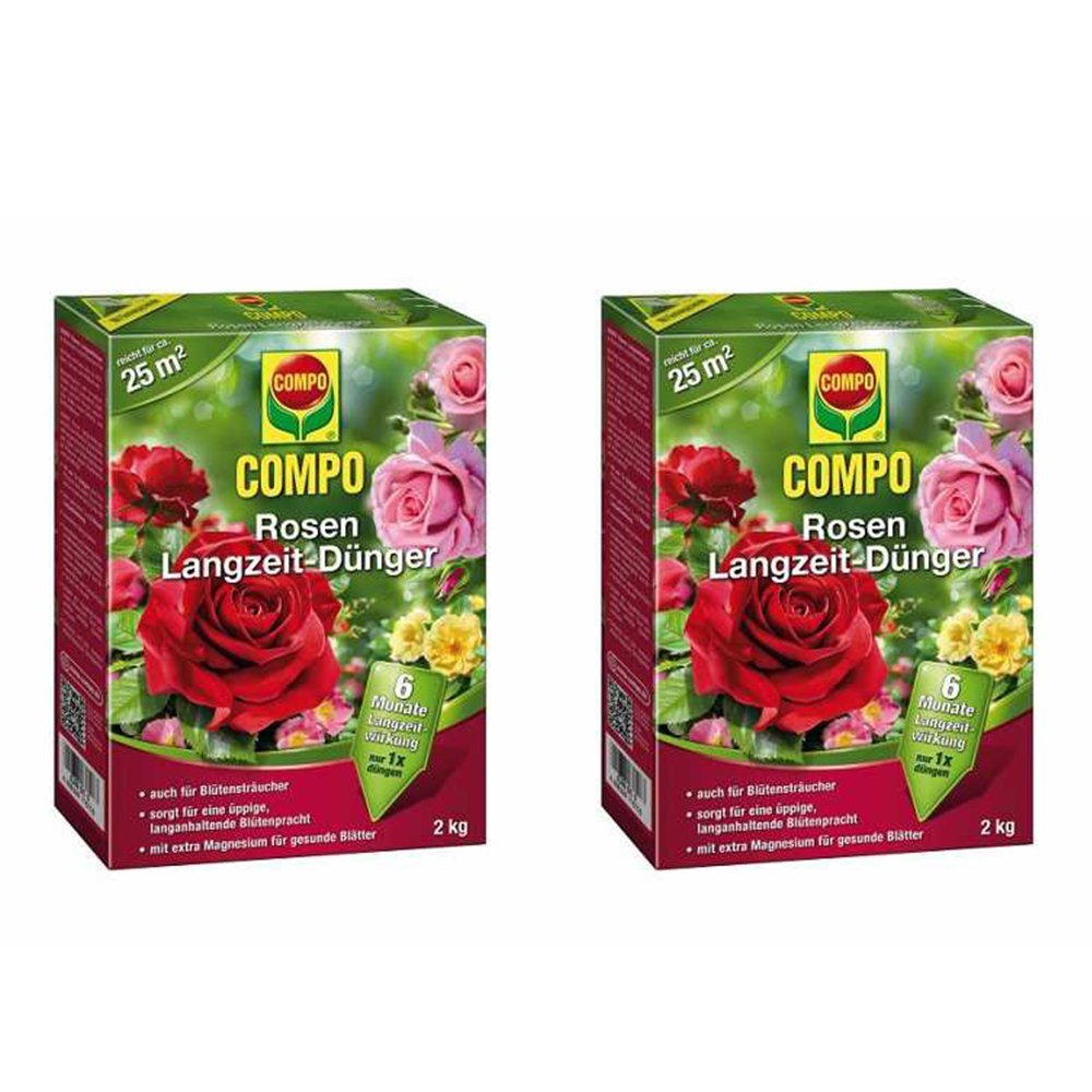 Compo Rosen Langzeit Dunger 4 Kg Vorteilspackung 2x2kg Amazon