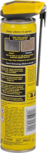 Rocket TT Multi-Purpose Lubricant Spray 300ml Rust Remover & Anti-Corrosion view 3