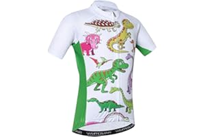 JPOJPO Kid Children Boys' Girls' Short Sleeve Cycling Jersey for Youth