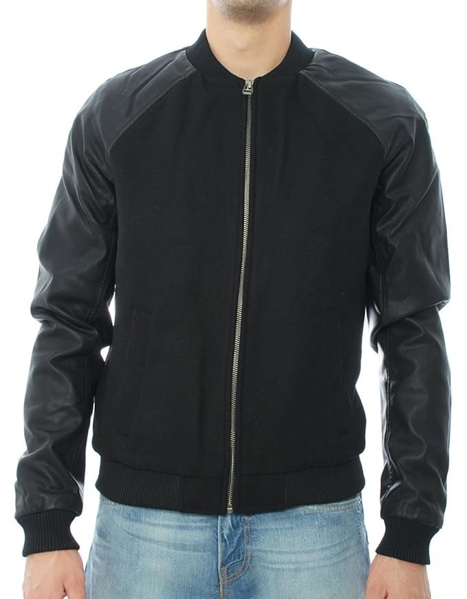Jack jones premium leather jacket Clearance