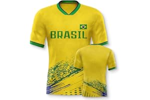 Ewucxo Men's Soccer Jersey Shirts Flag Polka Dot Pattern Uniforms Fashion Shirts Gifts for Soccer Fans Men S-3XL