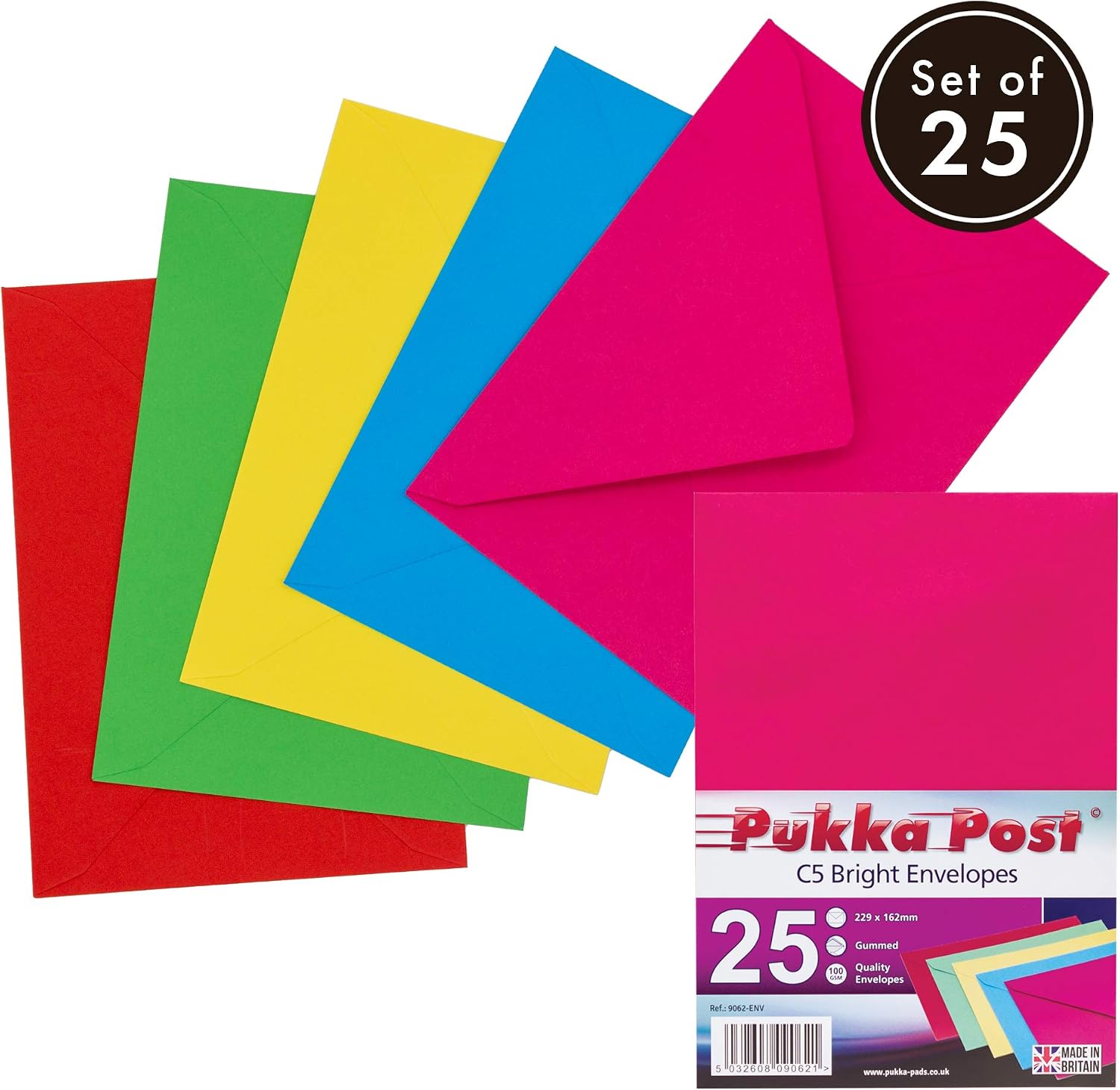 Pukka Pad, Pukka Post & Packaging Gummed Envelopes, Pack of 25, Ready-to-Seal - Image 3