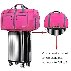 Woogwin Travel Duffel Bag Large Foldable Waterproof