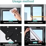 YUZAII Blackout Blind 300x145cm Stick On No Drill 20 Hook & Loop Tapes view 3