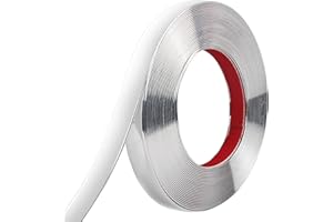 Yskzyz Peel and Stick Molding Trim Waterproof Mirror Tape Border Flexible Wall Trim Molding Self Adhesive for Home Decoration Wall Protection(9.8 Ft)