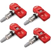 MORESENSOR Signature Series 315MHz TPMS Tire Pressure Sensor 4-Pack | Preprogrammed for Select 120+ European Brand Models | Replacement for 28103-AG00A | Clamp-in | NX-S020-4