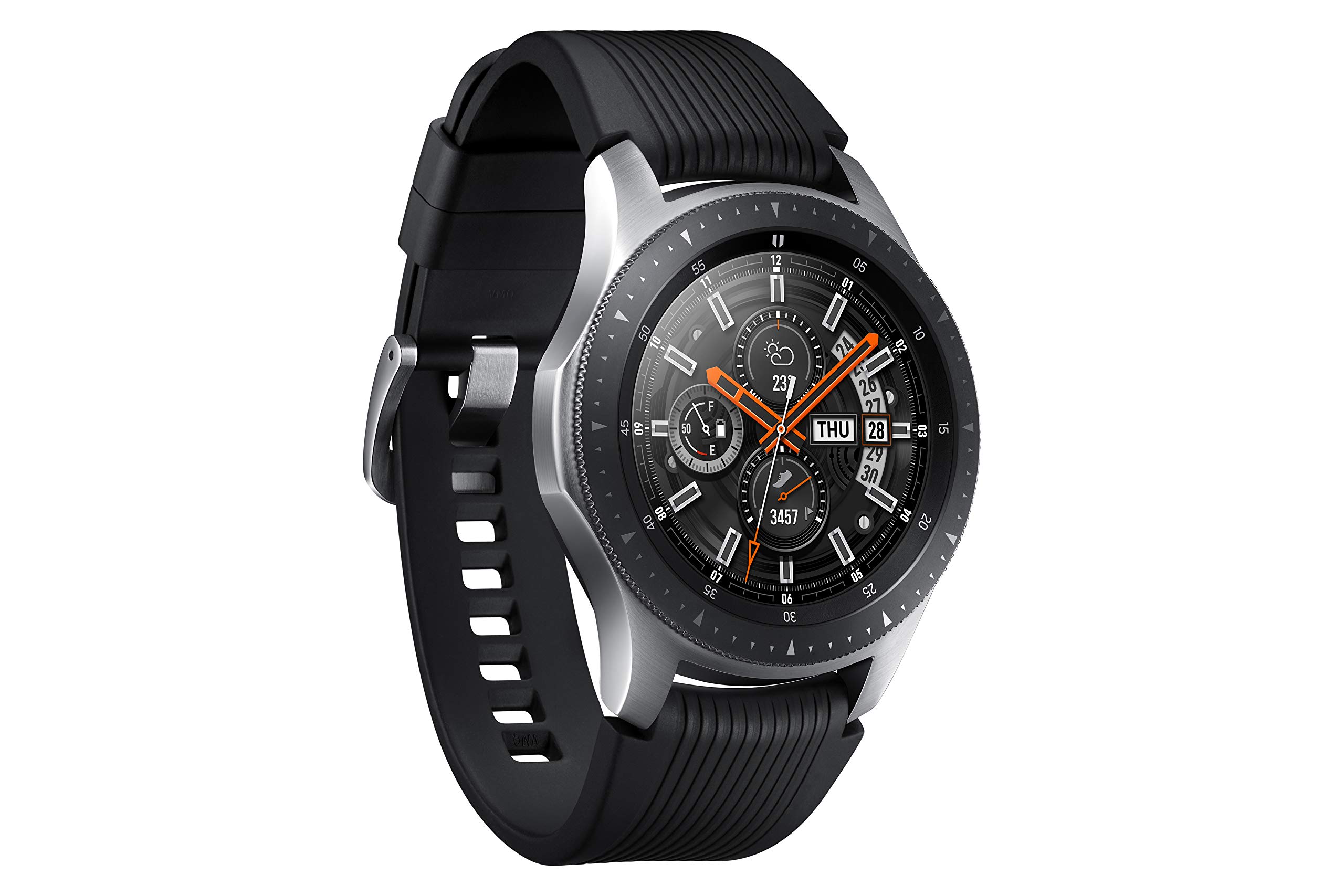 Samsung SM-R800NZSADBT Galaxy Watch 46 mm (Bluetooth), Silber