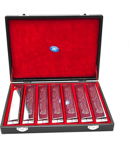 Amazon.com: Tombo Tremolo Harmonica Premium 21 No.3521c : Musical