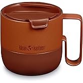 Klean Kanteen Rise Mug - Insulated Stainless Steel Coffee & Tea Mug, 14 oz, Autumn Glaze
