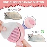 FurCare Flea Comb Set for Cats Dogs 7 Pieces Pink Stainless Steel Teeth view 4