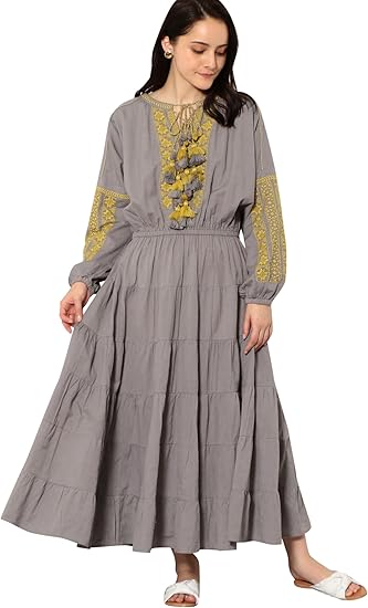 Amazon Co Jp ユナイテッドアローズ グリーンレーベル リラクシング Nfc Lavanya Enb ワンピース 1500 Md Gray 15 Free 服 ファッション小物