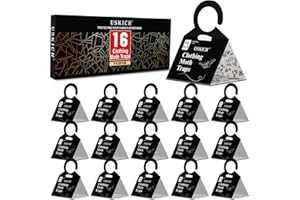 USKICH Clothes Moth Traps with Strength Pheromones |Sticky Glue Trap for Closets and Carpet Moths |Clothing Moth Traps for Fe