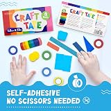 JFA Supplies Rainbow Masking Tape Set 8 Rolls 1.5cm x 12m Crafts Office Home DIY view 6