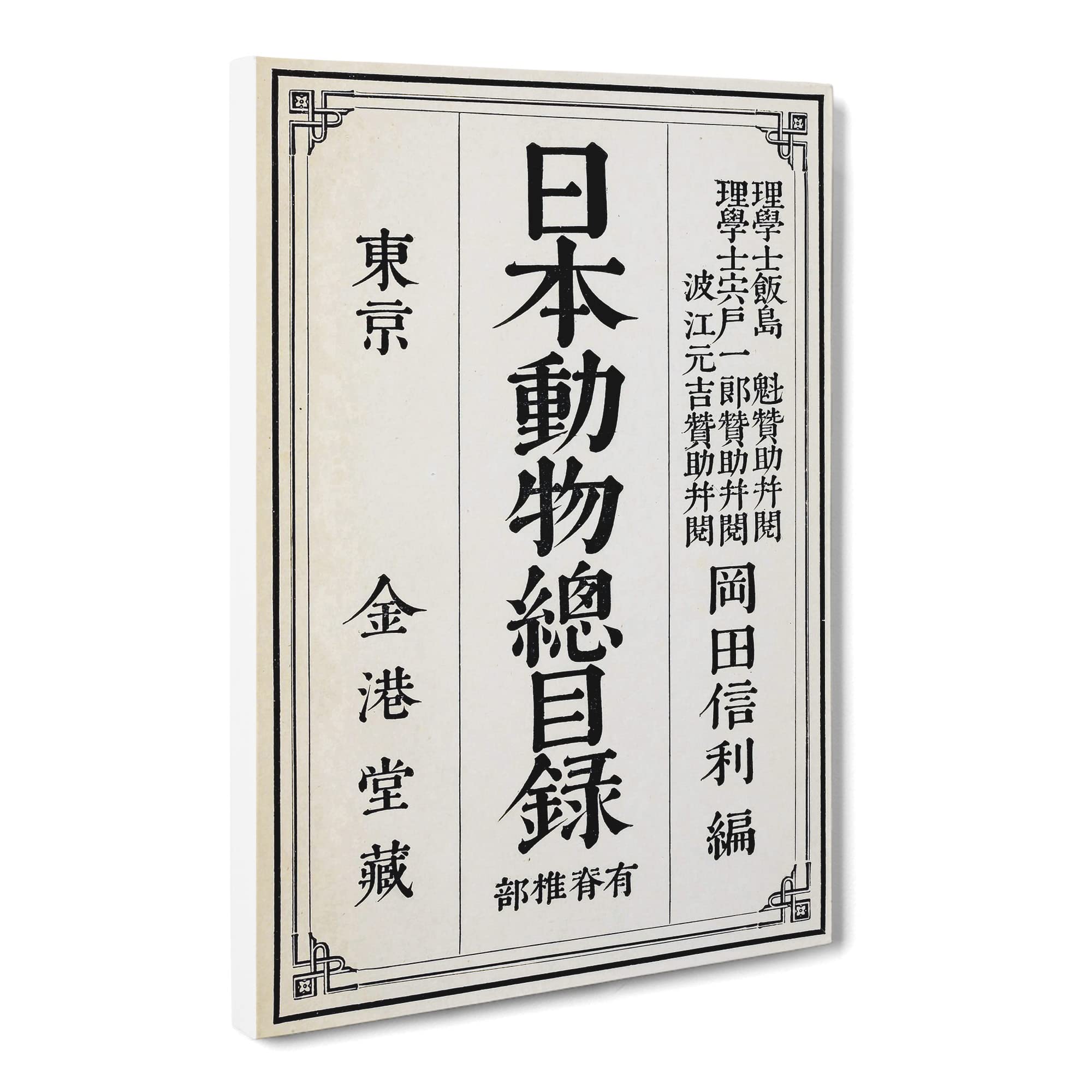 Japanese Calligraphy Script Canvas Print | Gallery Wrapped 30mm Frame Wall Art | 20x14 inches | Ready to Hang | Asian Picture | Living Room Bedroom Lounge Office
