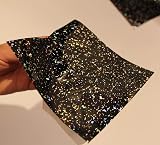 Tile Style Decals 40 Black Glitter Sparkle 6x6 inch Tile Stickers - Kitchen view 6