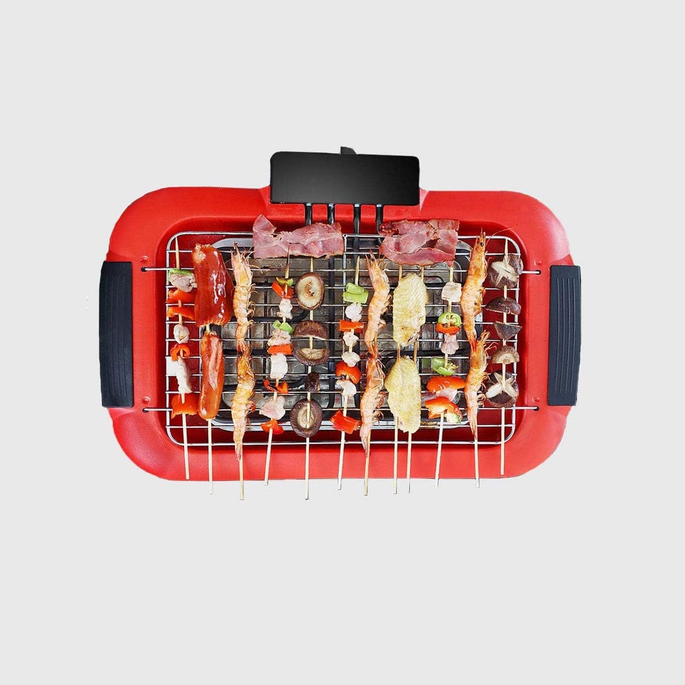 Review UXZDX CUJUX Smoke Less Infrared Grill, Indoor Grill, Heating Electric Tabletop Grill, Non