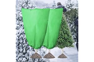 SEVICH 2Packs Plant Covers Summer Protection, 47"X31.5" Garden Shrub Small Trees Anti-Freeze Protection Jacket, Plant Blanket for Snow, Rain, Frost Ice Freeze, Sun Protection